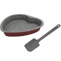 Heart Cake Set 24cm with Silicone Spatula P13435