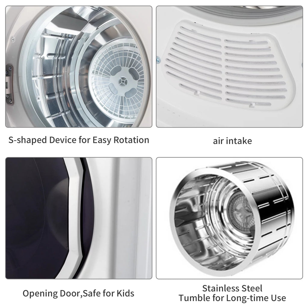 1.5 cu. ft. Compact Electric Dryer, White I118939