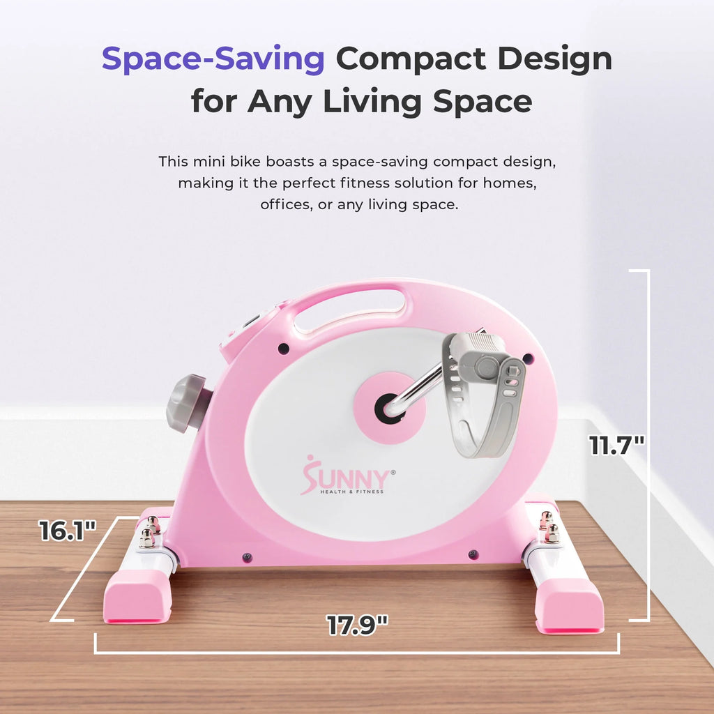 Pink Under Desk Mini Pedal Exerciser O908305