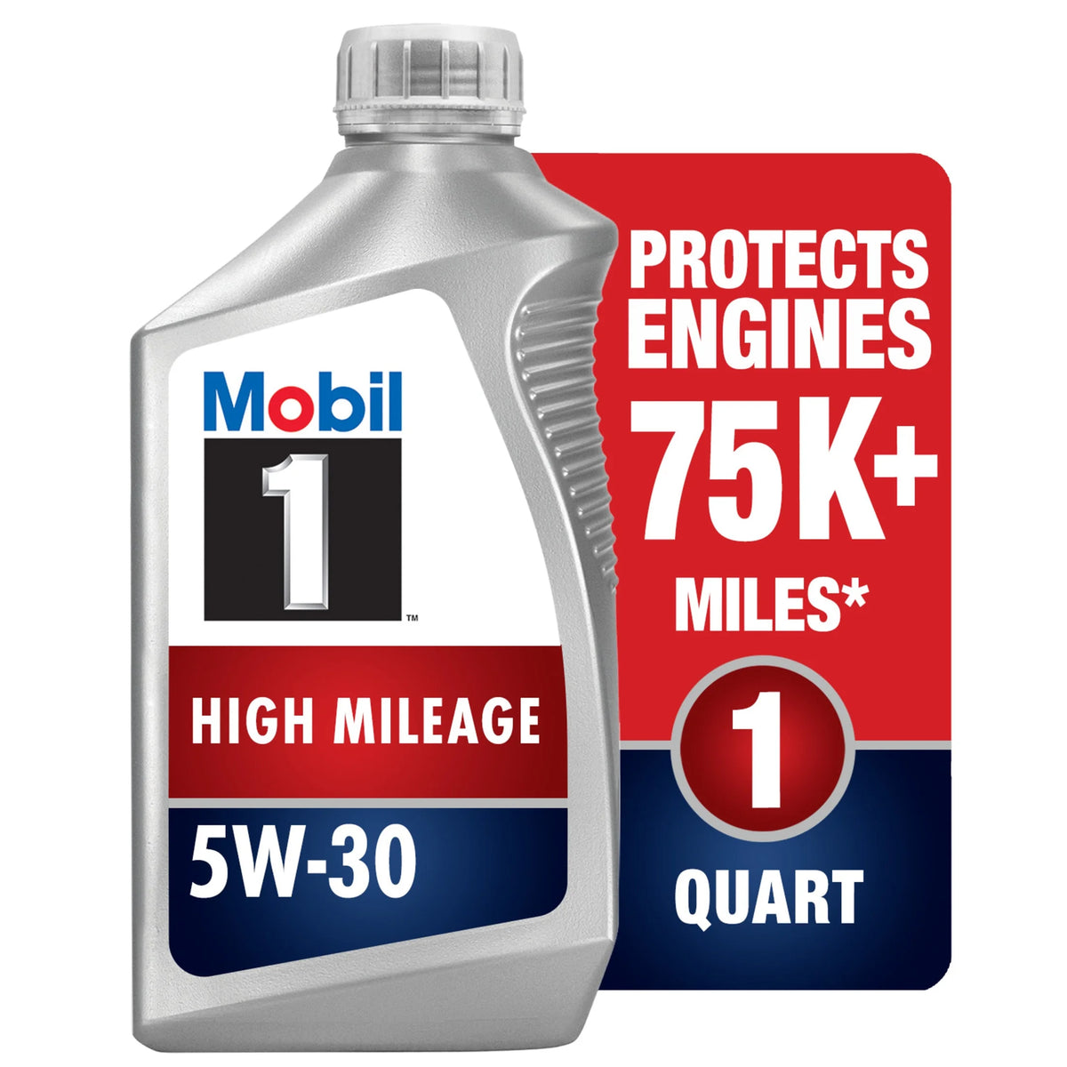 High Mileage Full Synthetic 5W-30 Motor Oil 1 Quart F7966
