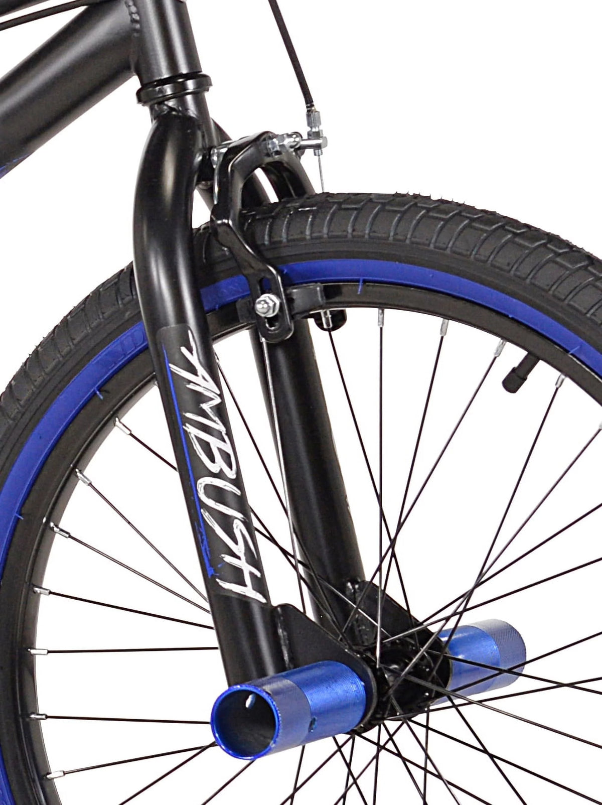 20 Boy's BMX Child Bike Black/Blue V91127