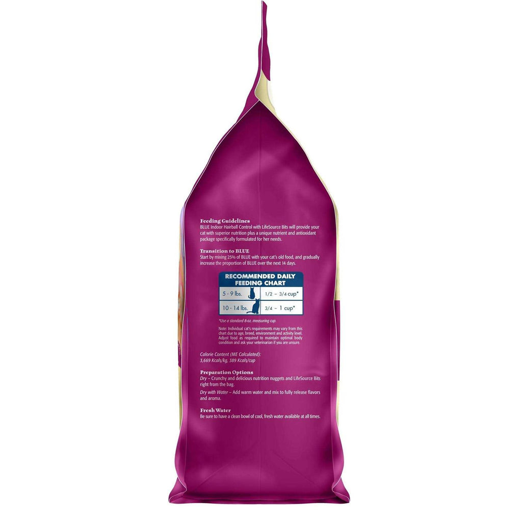 Blue Indoor Hairball Control Dry Cat Food P518816