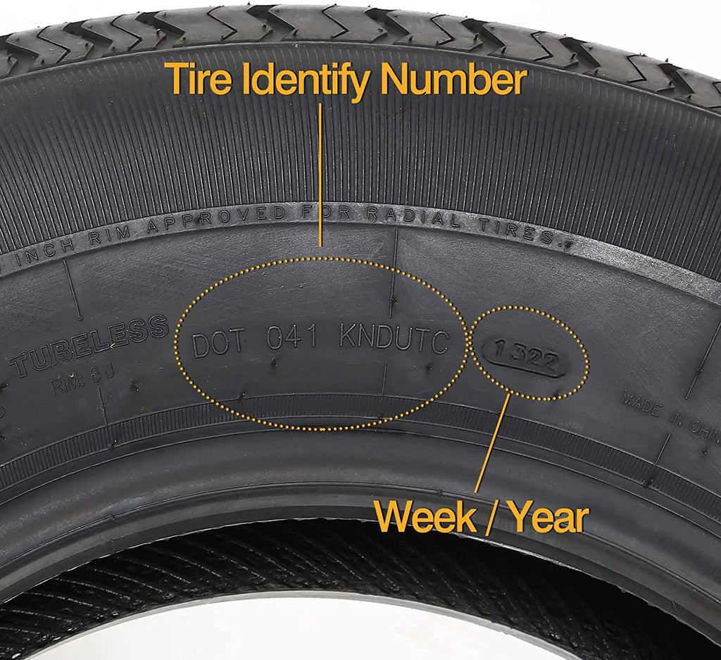 ST225/75R15 10-Ply Radial Trailer Tire Set of 2 S7172