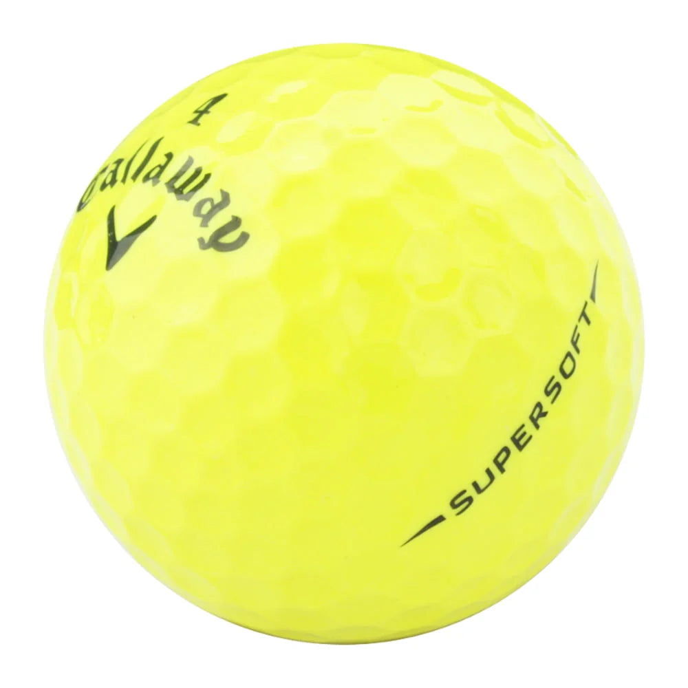 Yellow Used Recycled Golf Balls D63506
