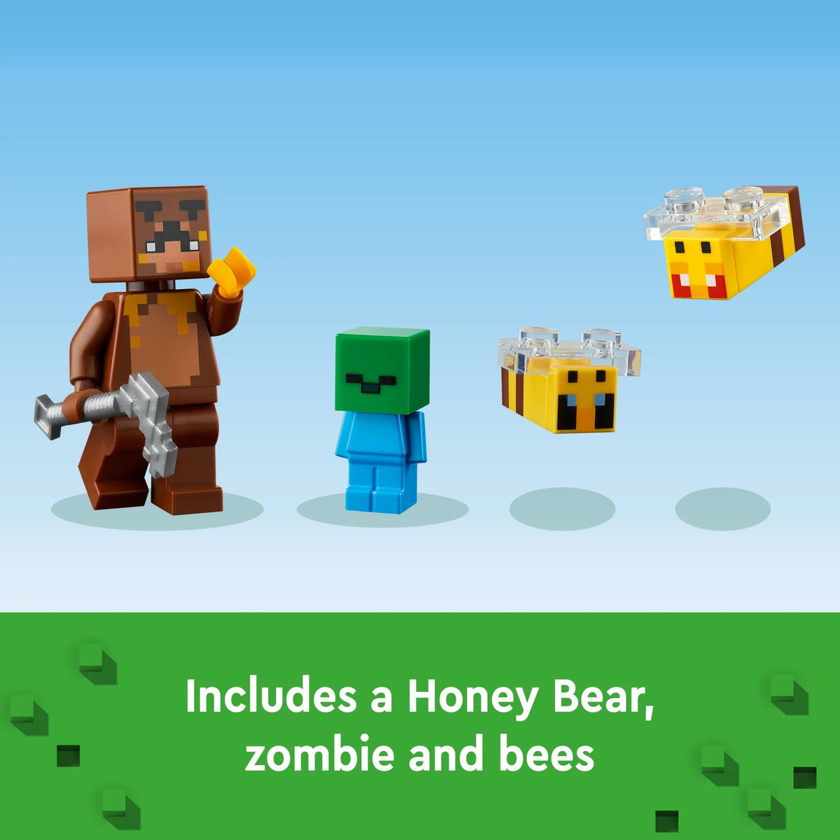 Minecraft Building Set with Buildable House and Animal Figures F9141