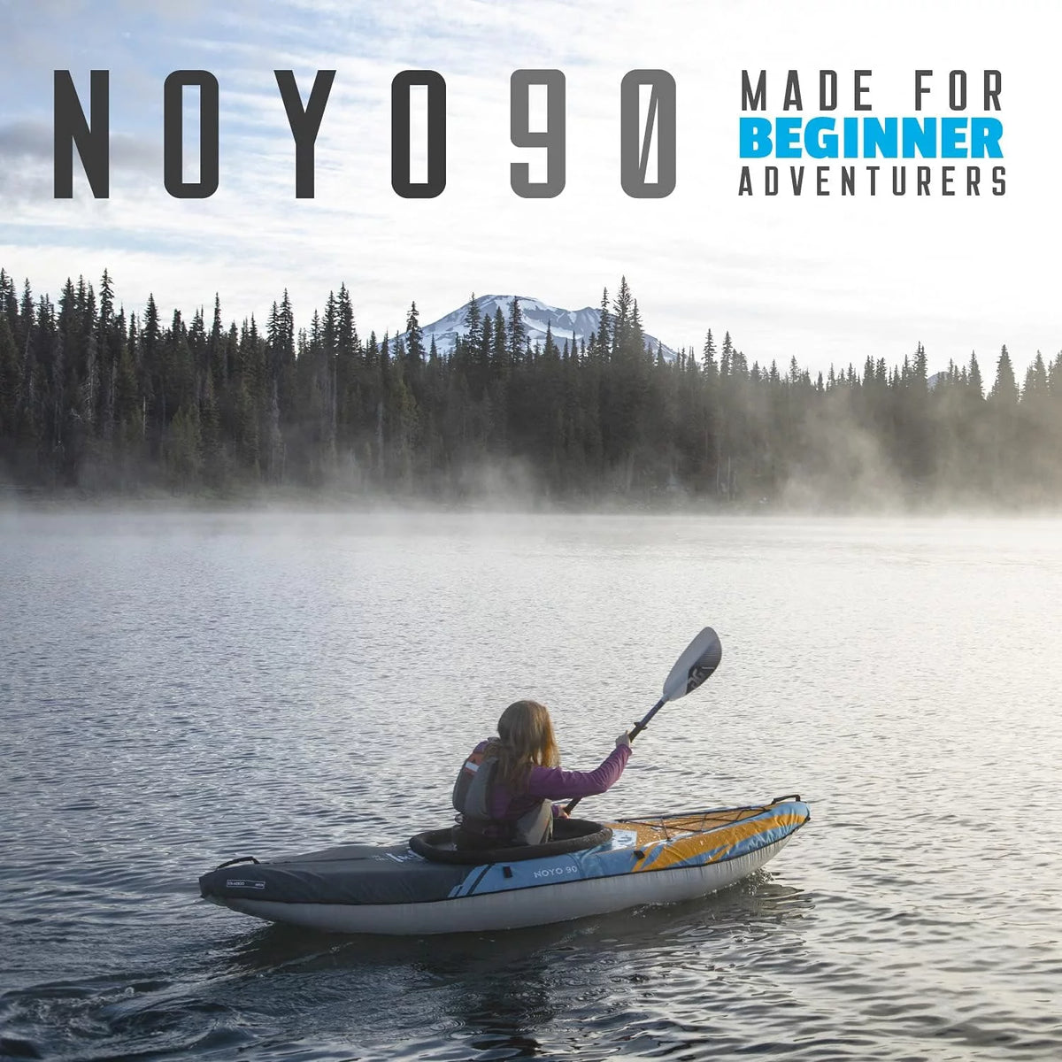 1 Person Inflatable Kayak with Cover Q802878