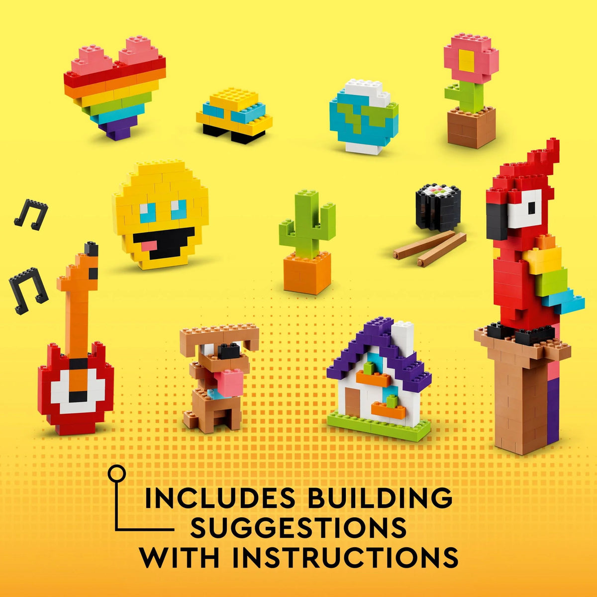 Classic Lots of Bricks Construction Toy Set Q834323
