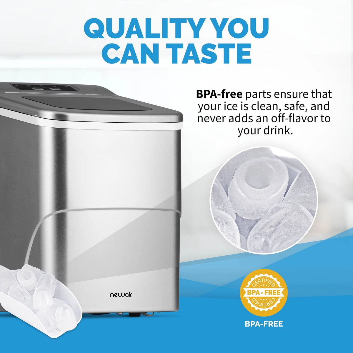 26 lbs. Countertop Ice Maker in Black E6342