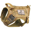 Tactical Service Dog Vest Harness with Rubber Handle & Metal B774877