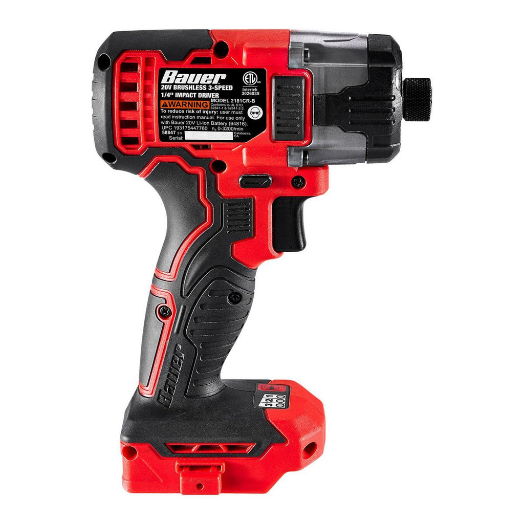 20V Brushless Cordless 1/4 in. Hex 3-Speed Impact Driver M58645