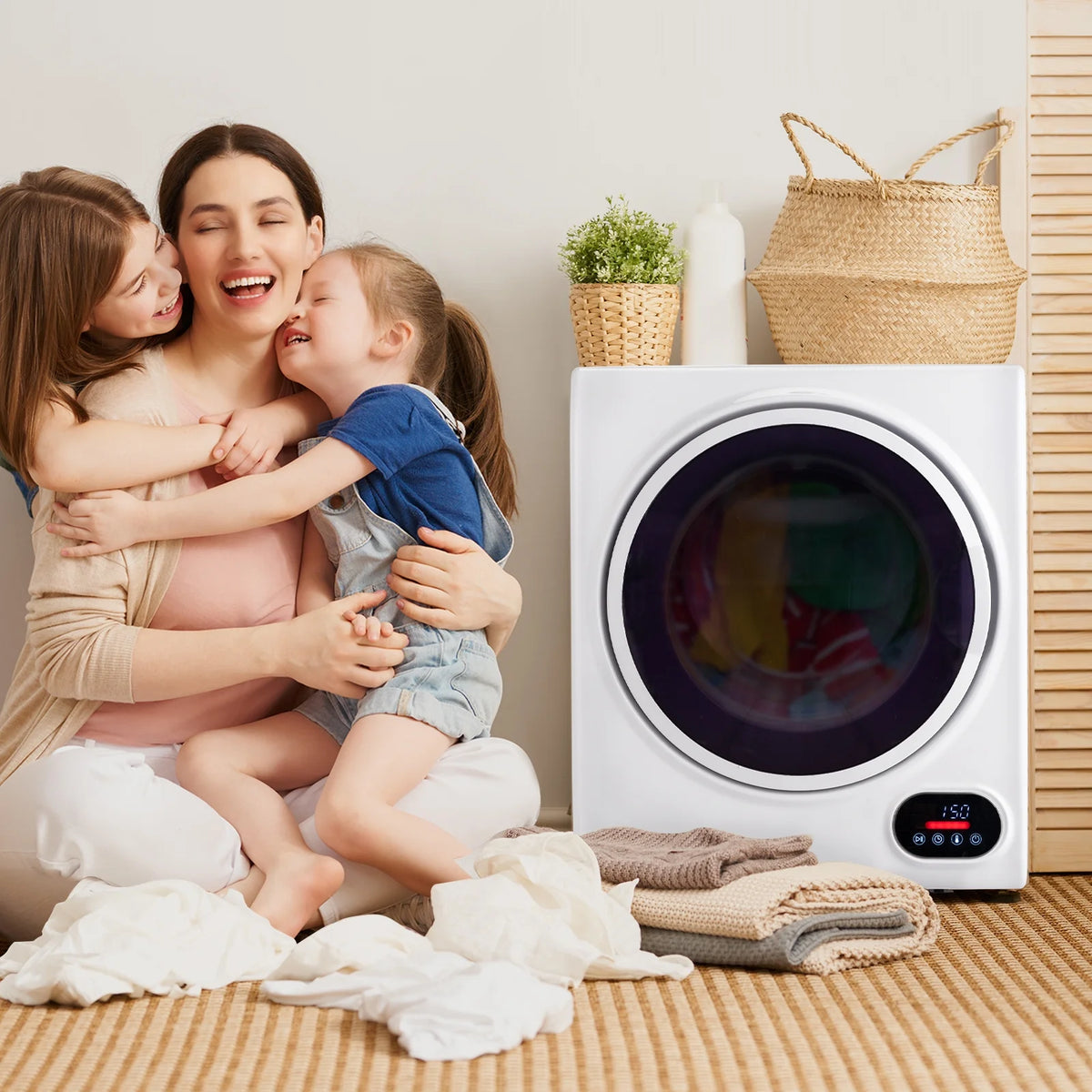 1.5 cu. ft. Compact Electric Dryer, White I118939