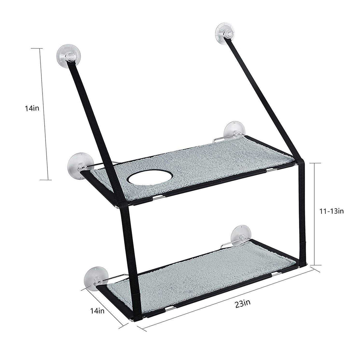 Cat Window Perch Hammock 2 Layers Bed Y327674