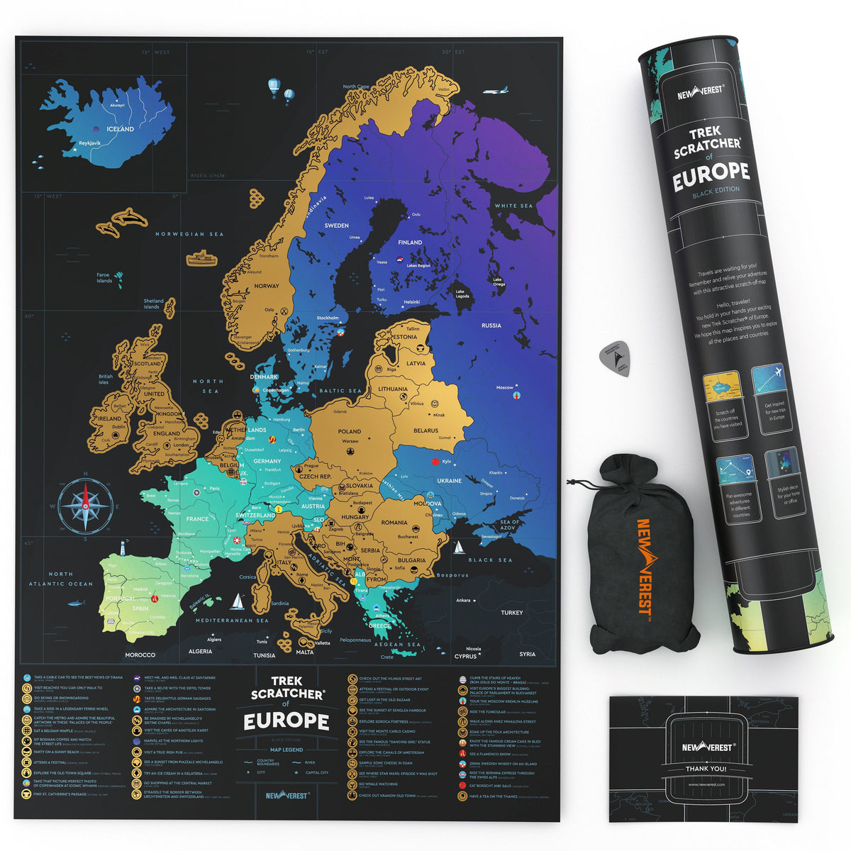 Europe Map Y997