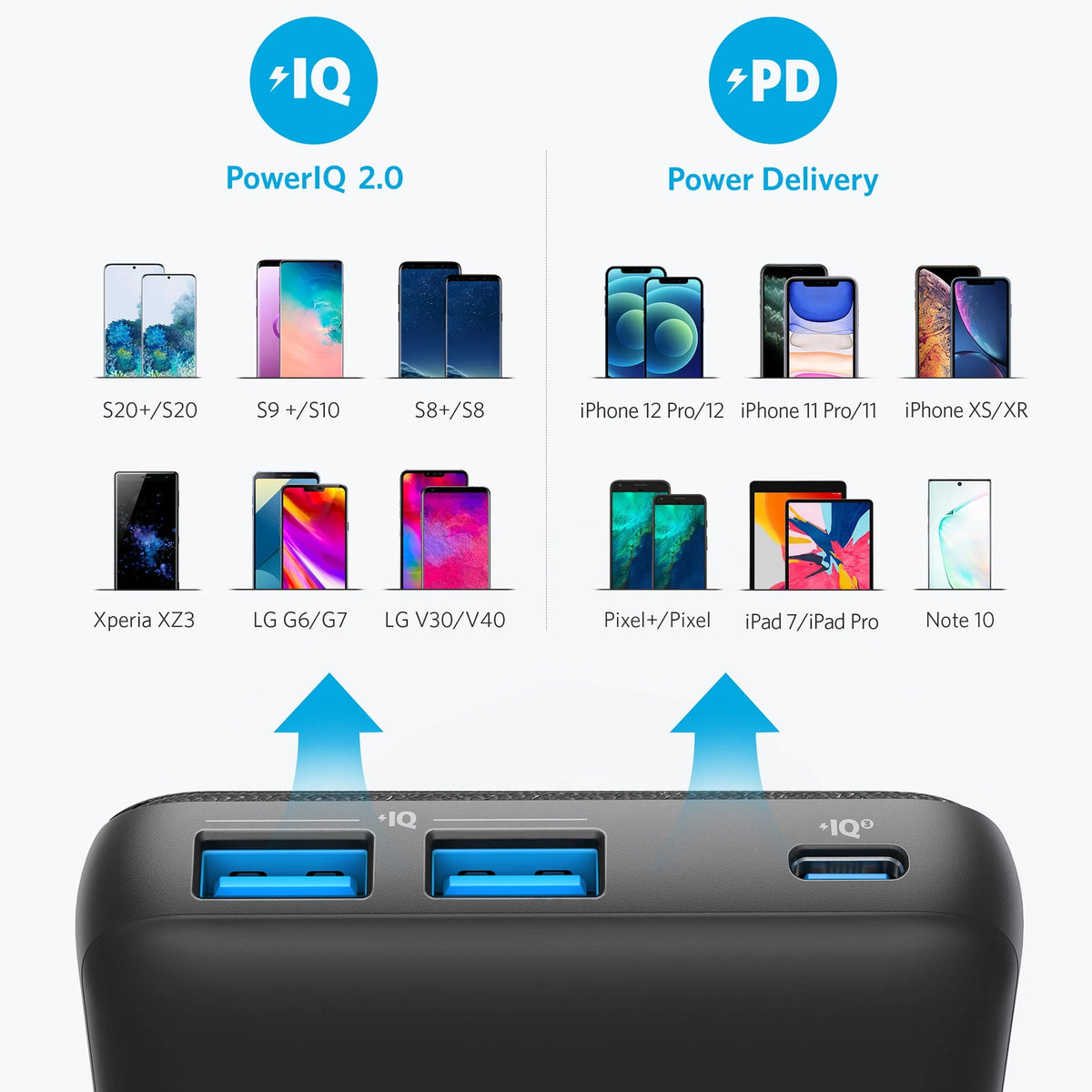 Black Portable Battery Charger S691365