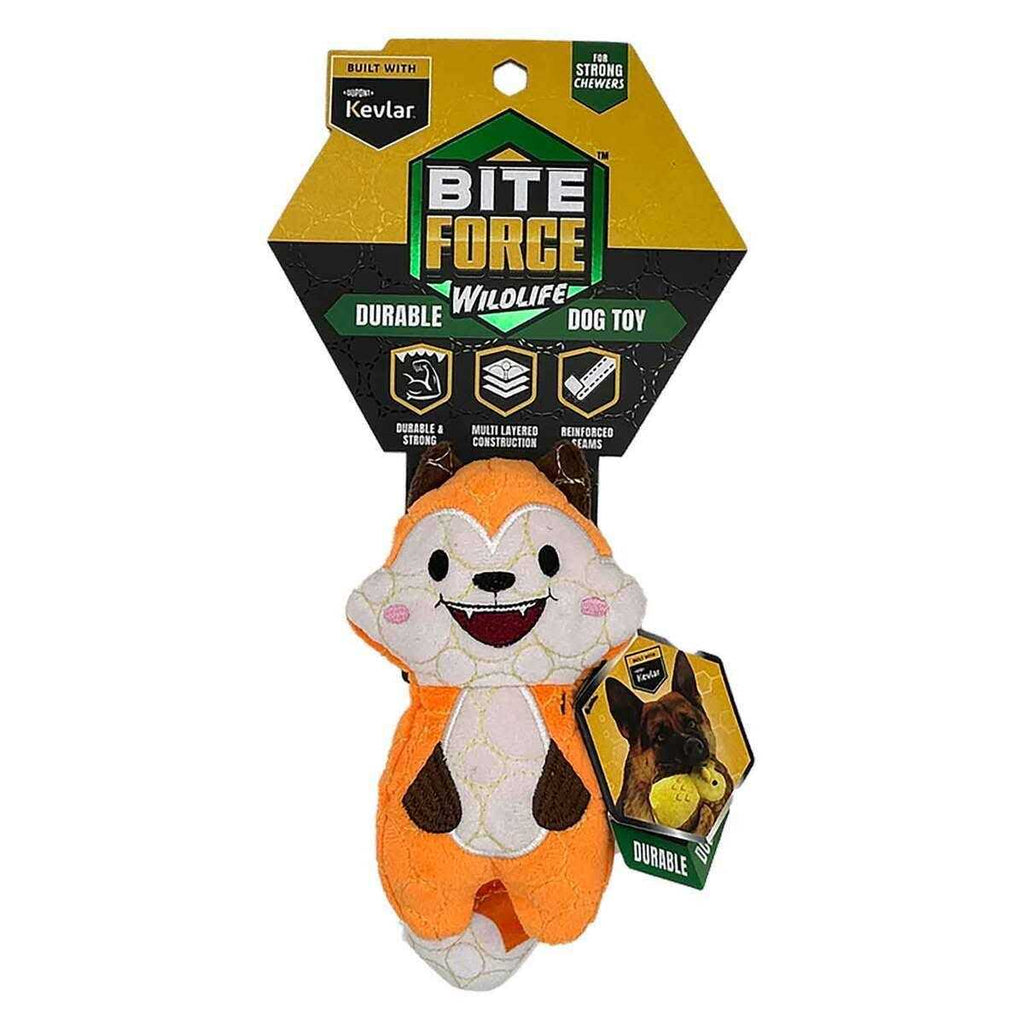 Durable Plush Fox Dog Toy T847