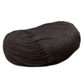 Black Suede Bean Bag Cover A472