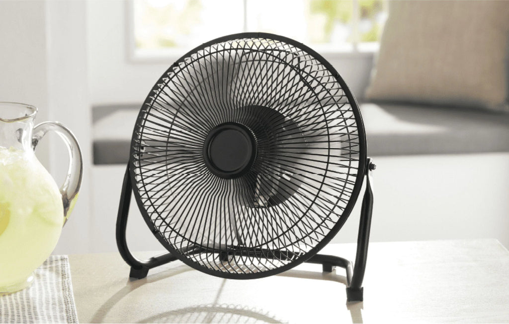 9 in 3 Speed High Velocity Steel Floor Fan E874042
