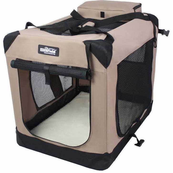3-Door Folding Soft Dog Crate E60694