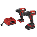 20 Volt Brushless Lithium-Ion Cordless Drill Driver and Hex Impact Driver Combo Kit H6118