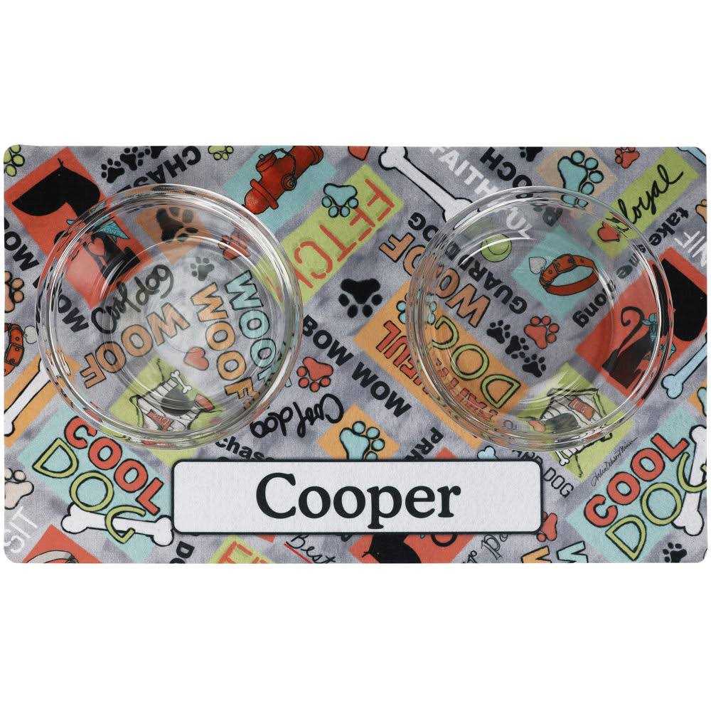 Personalized Pet Bowl Placemat P758