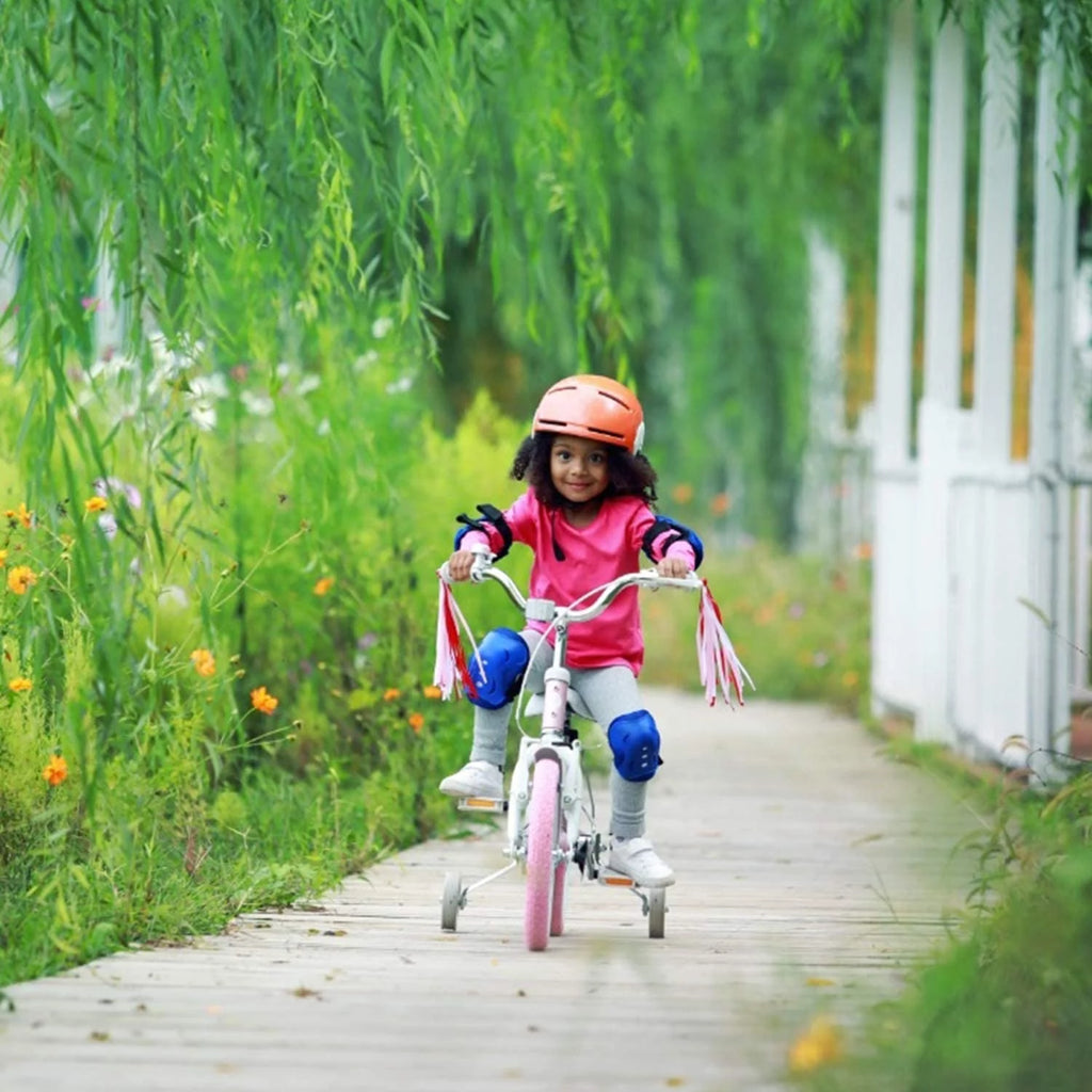 Pink 14 In. Kids Bicycle with Training Wheels Y9688