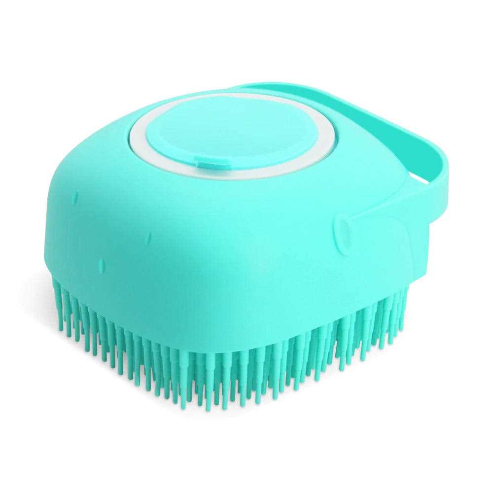 Dog Bath Brush with Shampoo Dispenser U63397
