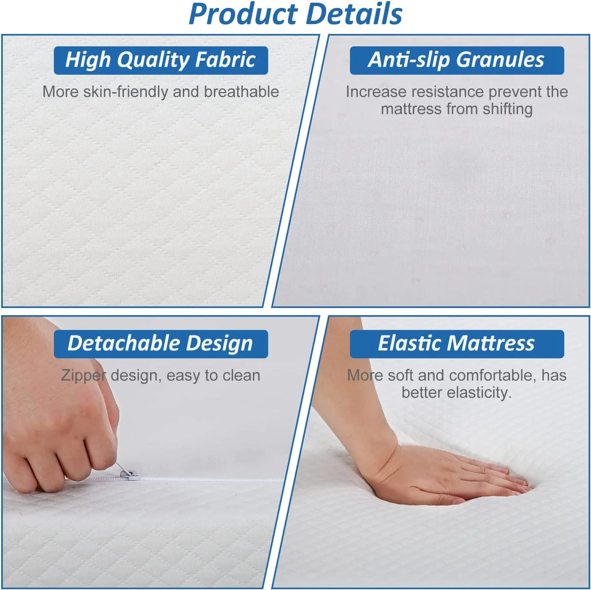Queen 8 Inch Gel Memory Foam Medium Firm Mattress I163