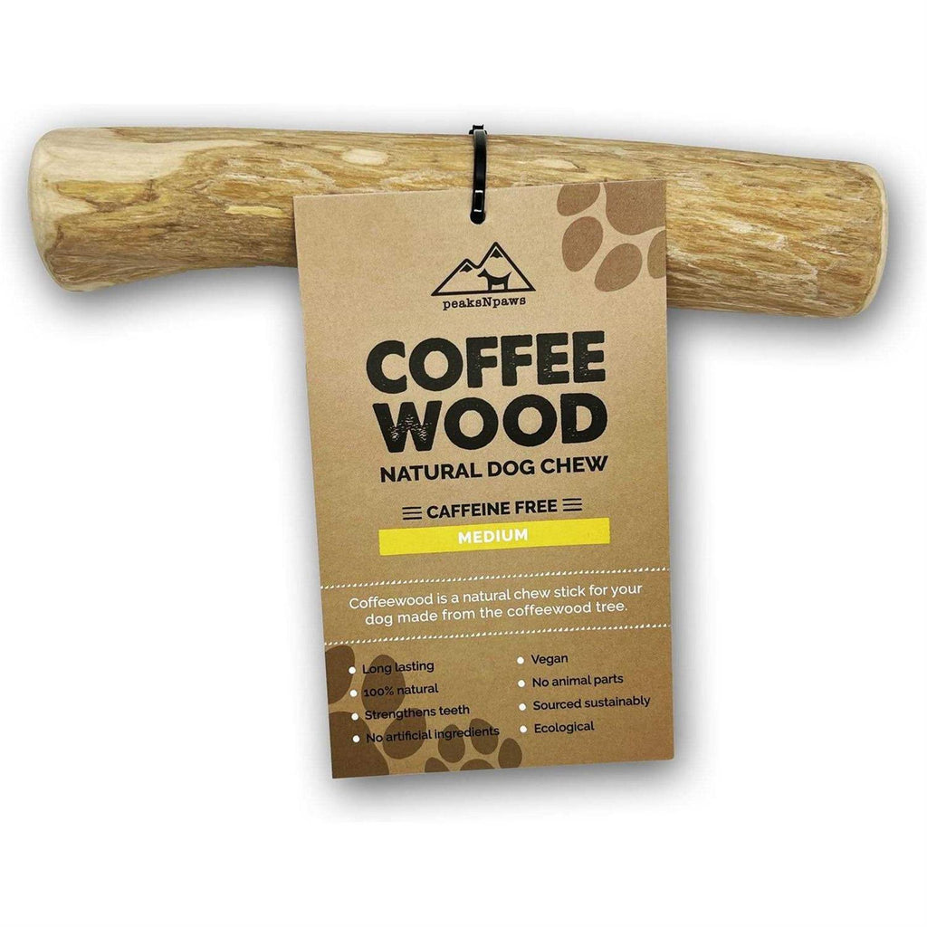 All Natural Caffeine Free Coffee Wood Medium Dog Chews O89168