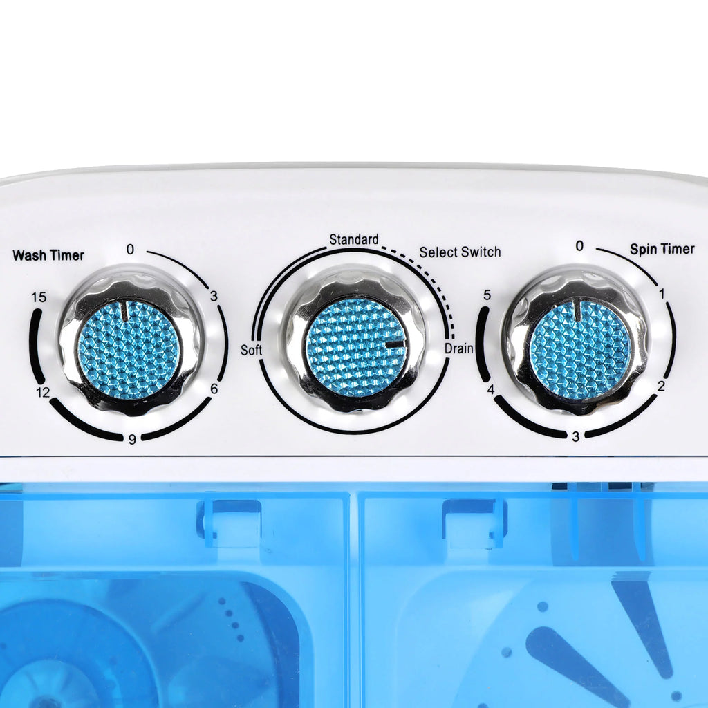 Portable Compact 10lbs Washer Blue White J5135