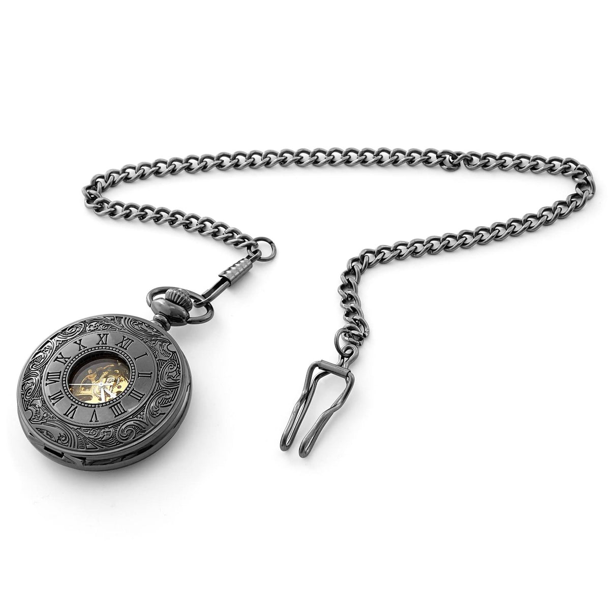 Black Ornate Pocket Watch R535672