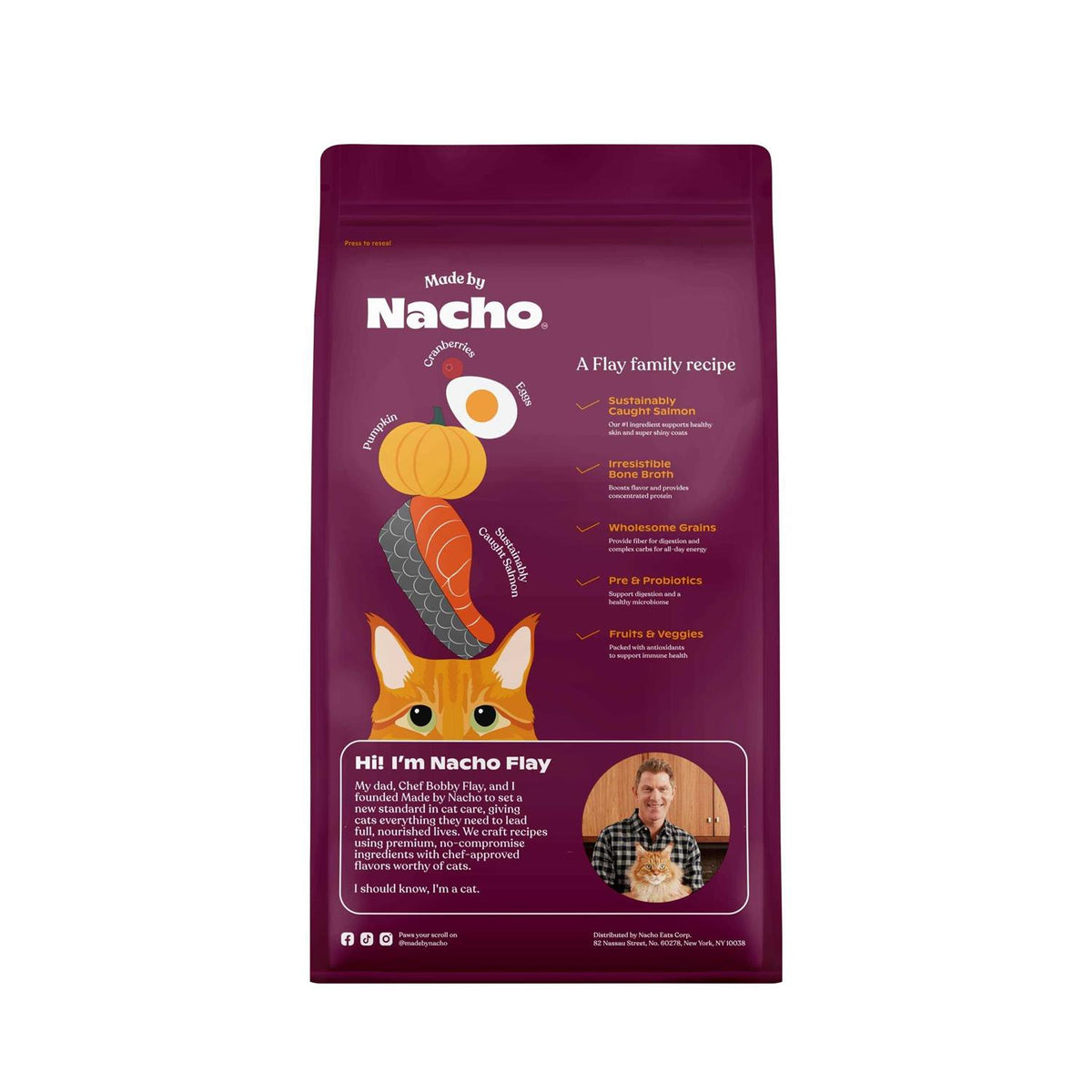 Salmon & Pumpkin Recipe Dry Cat Food H420