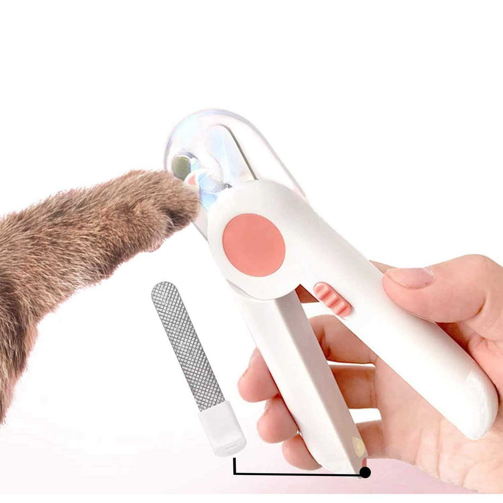 Dog Nail Clippers and Trimmers with Safety Guard and LED Light C602793