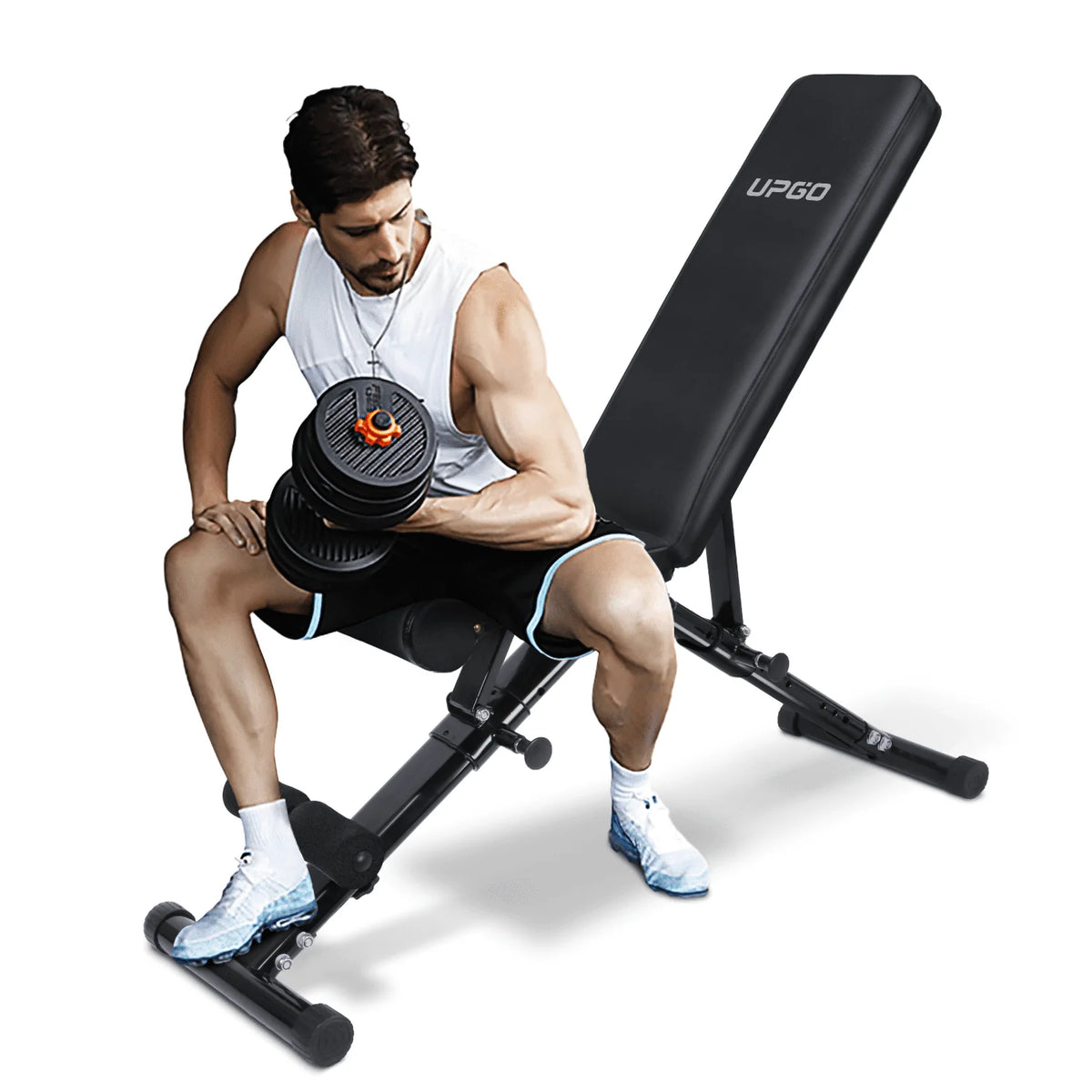 Adjustable Weight Bench 660lbs Capacity Foldable C542