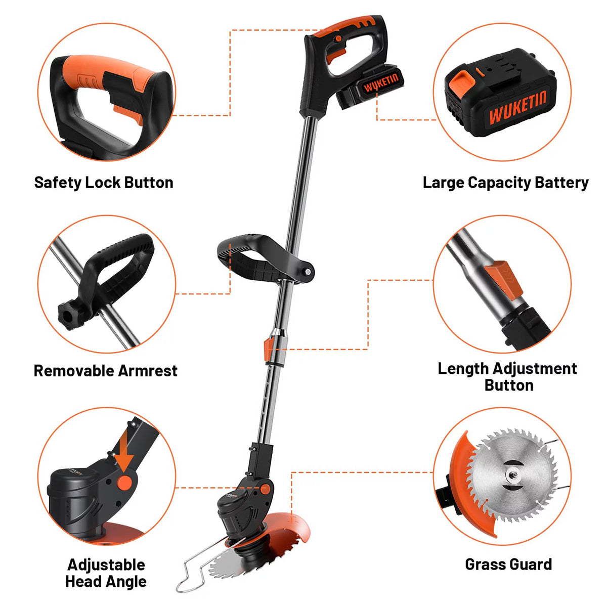 Cordless Grass String Trimmer T179