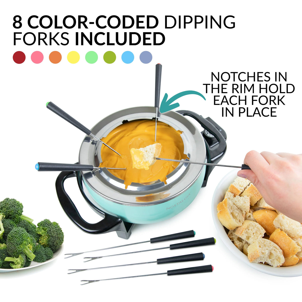 Aqua 12-Cup Electric Fondue Pot R779