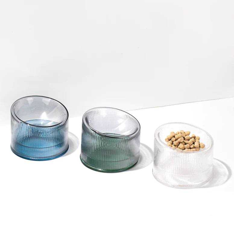 Handmade Glass Cat Bowl S8446