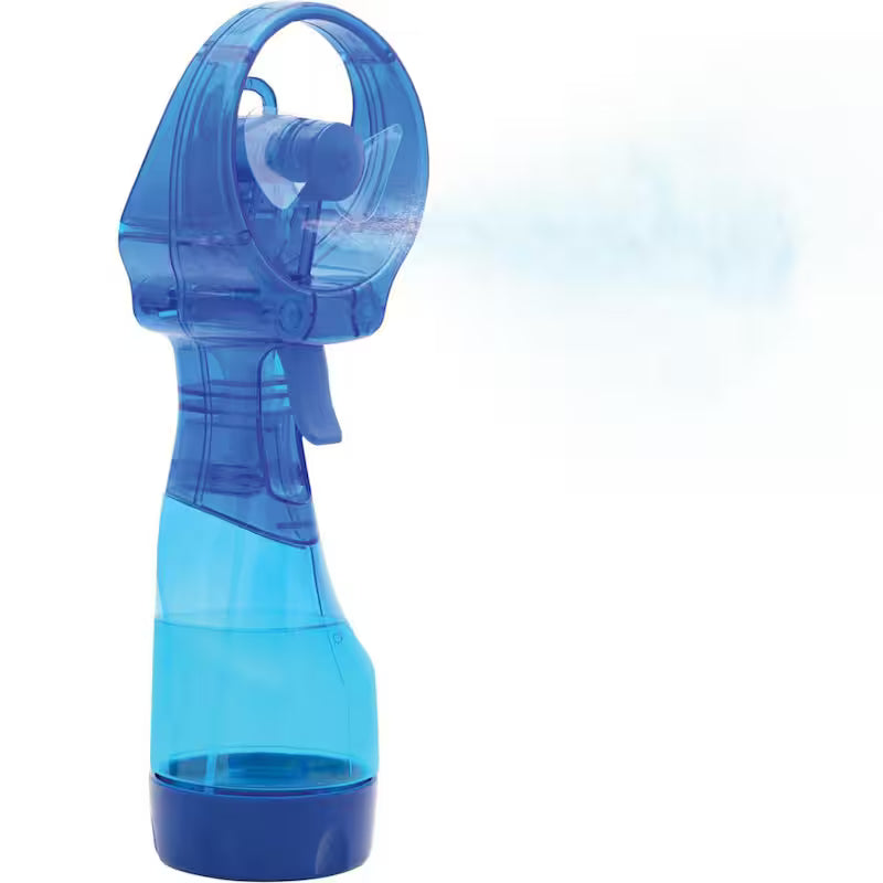 3 in. Water Misting Personal Fan in Blue N22018
