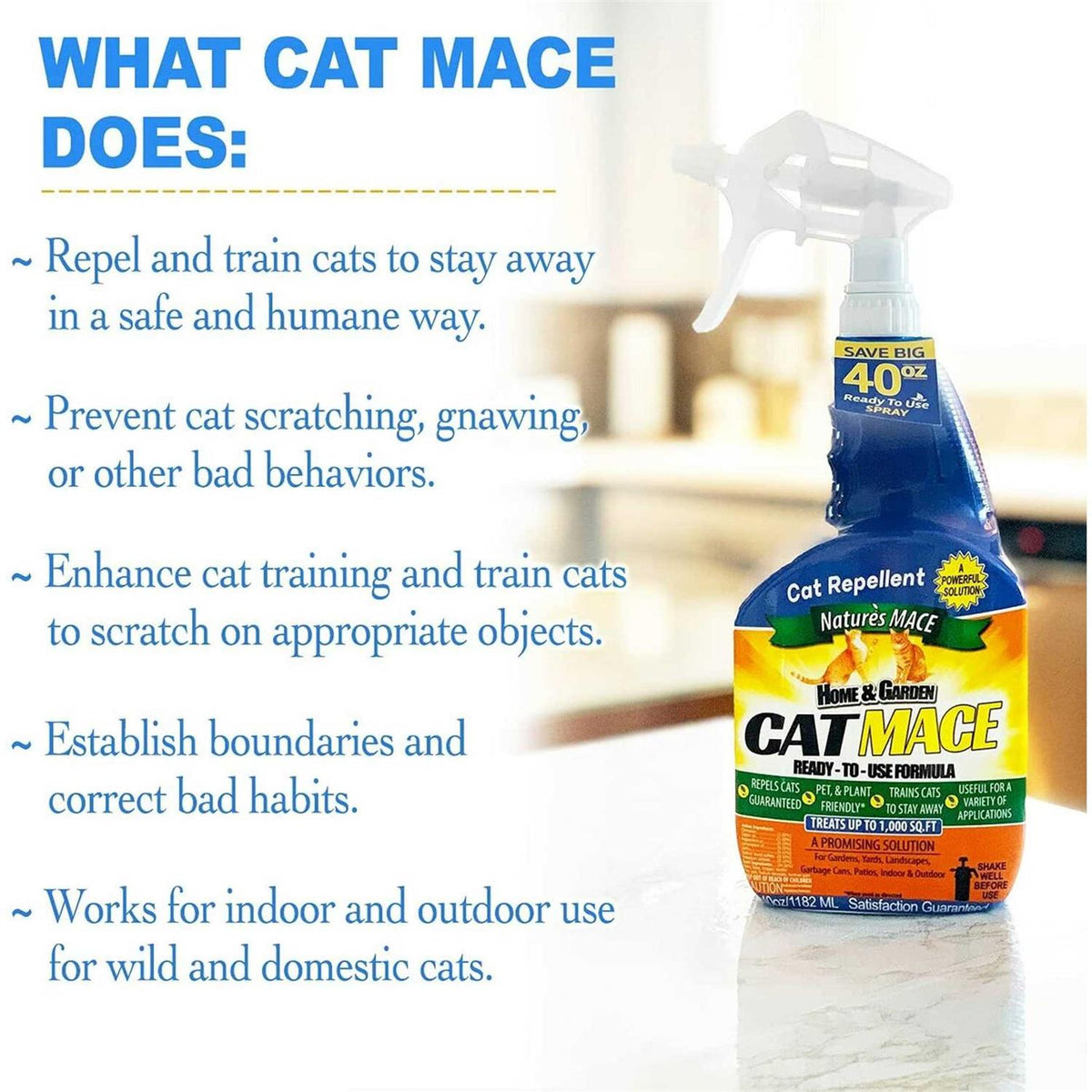 Cat Repellent Outdoor Spray D4652