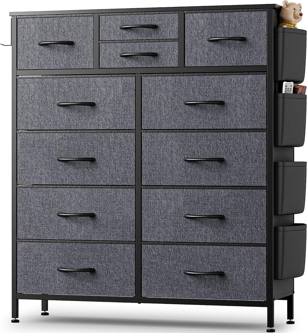 12 Drawer Fabric Dresser G90418