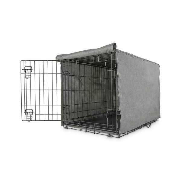 Grey Dog Crate Cover K326