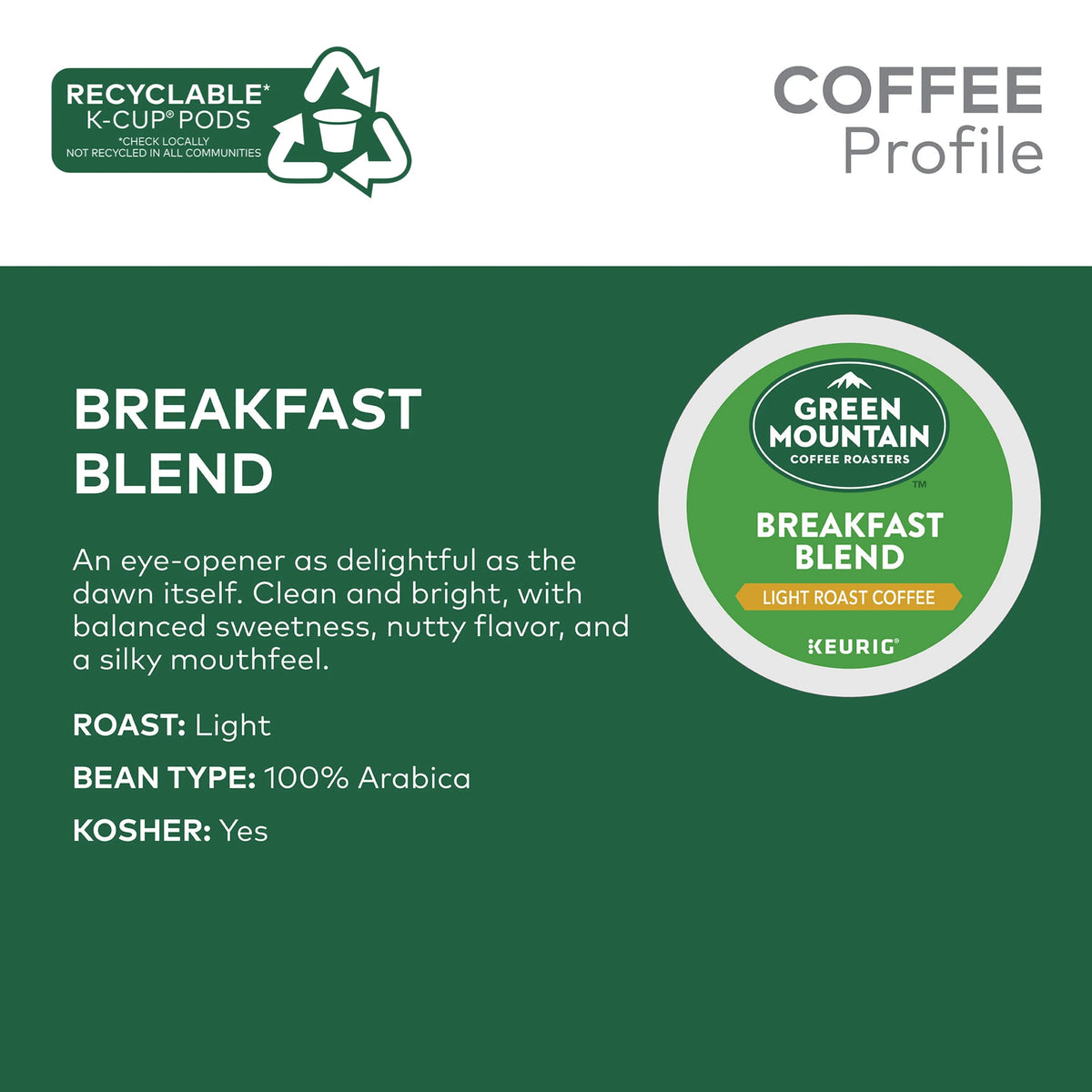 Light Roast K-Cup Coffee Pods, 24 Count X89331