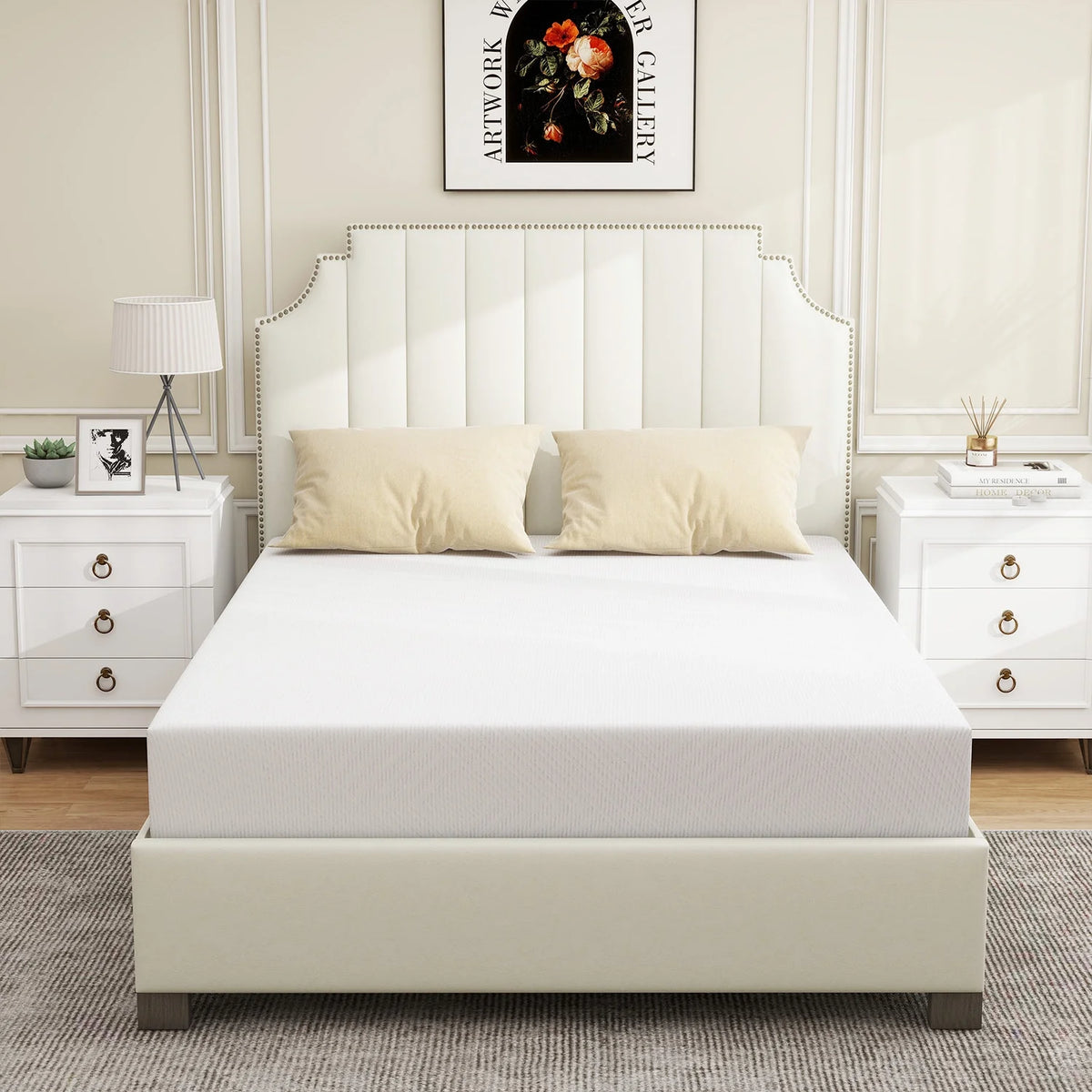 Twin Size Memory Foam Mattress with Cover C5030