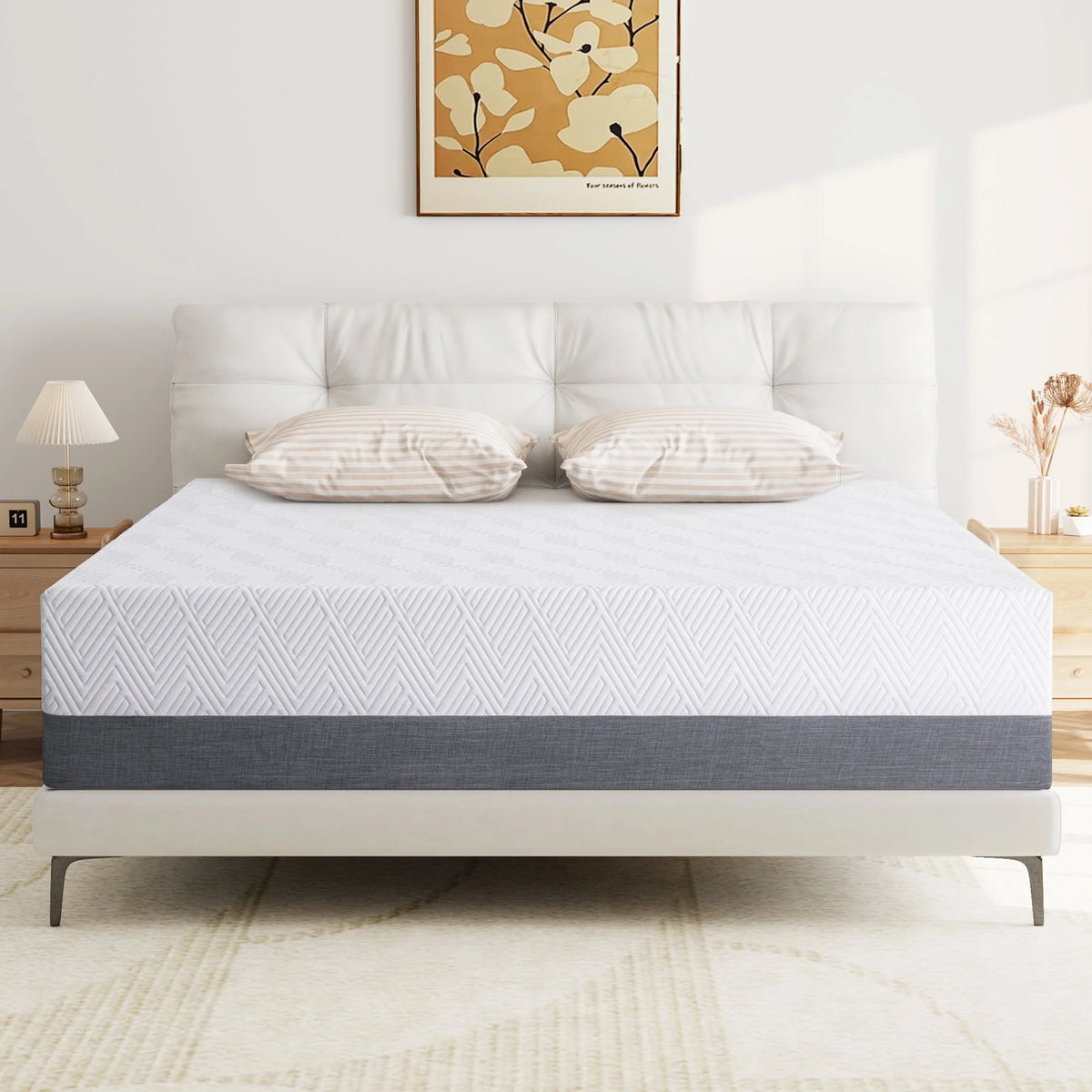 Queen 10 Gel Memory Foam Mattress R216