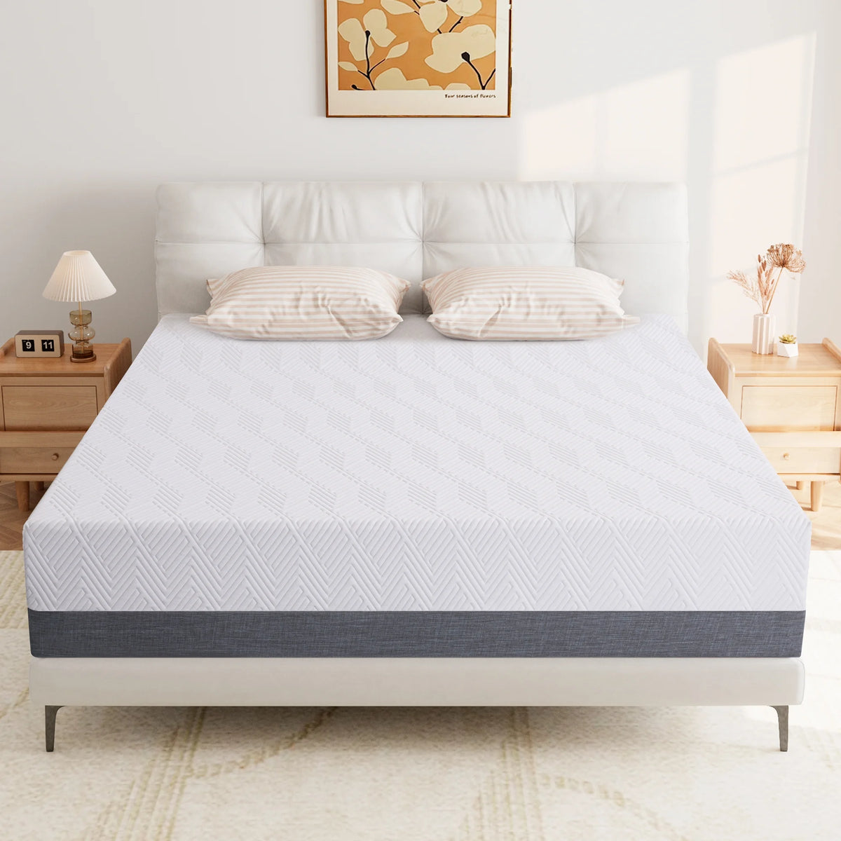Queen 10 Gel Memory Foam Mattress R216