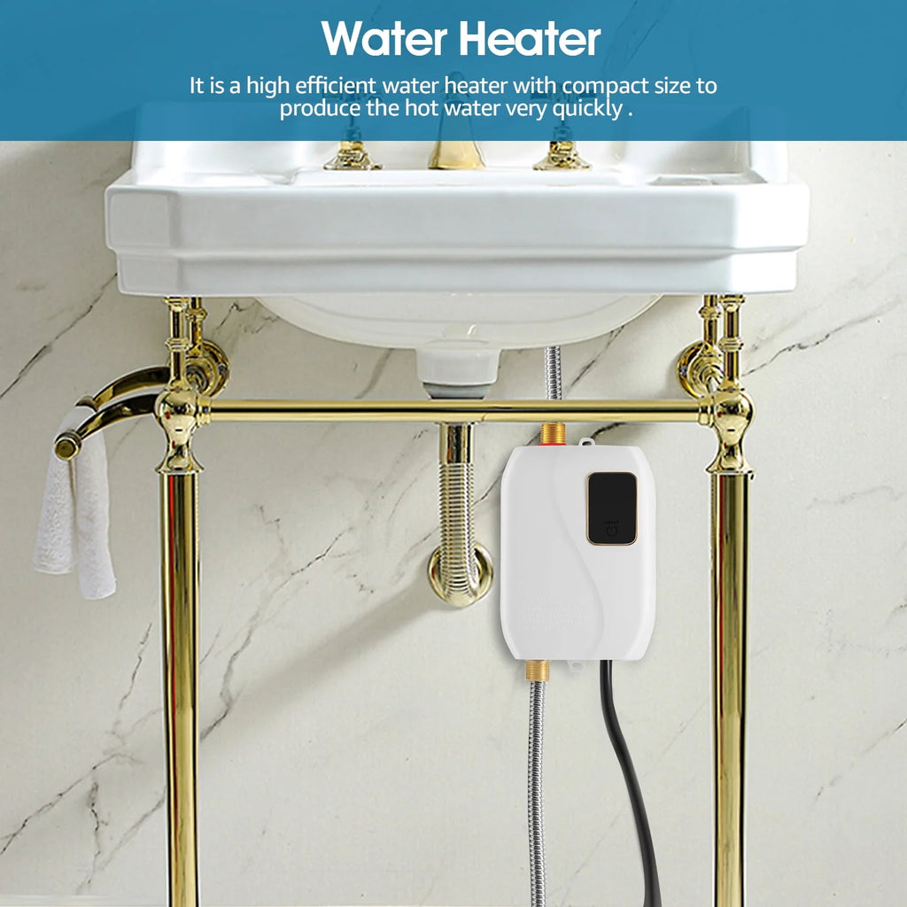 3000W Mini Electric Tankless Instant Water Heater M7043
