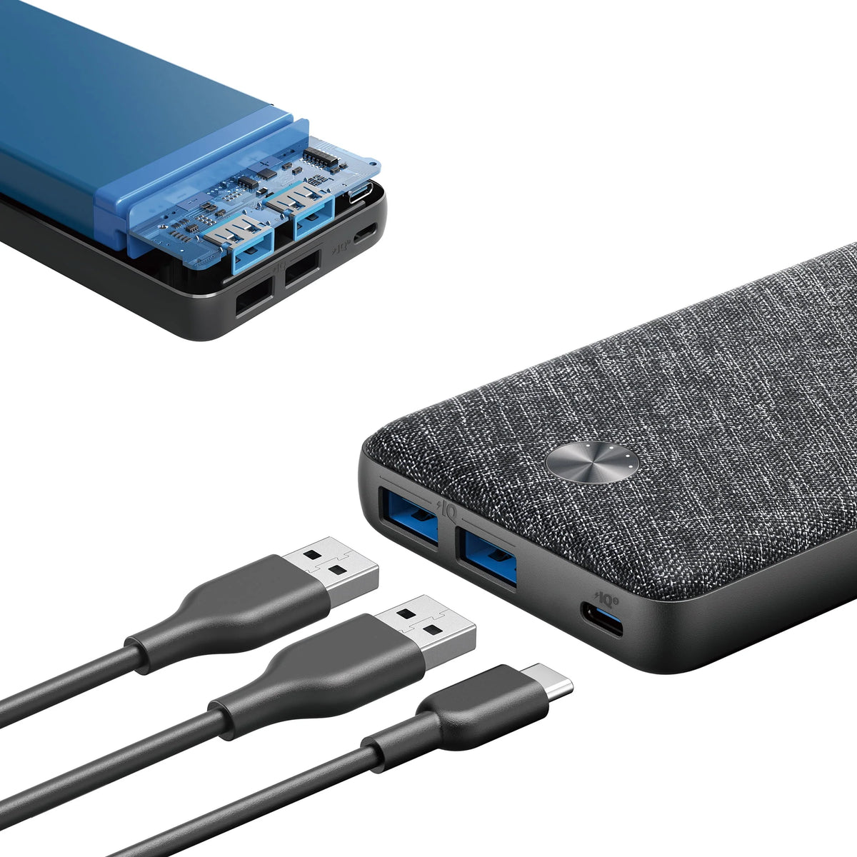 Black Portable Battery Charger S691365