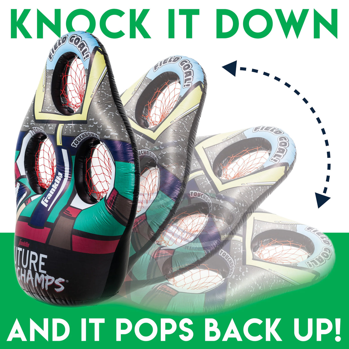 Inflatable Football Target Toss Game W347