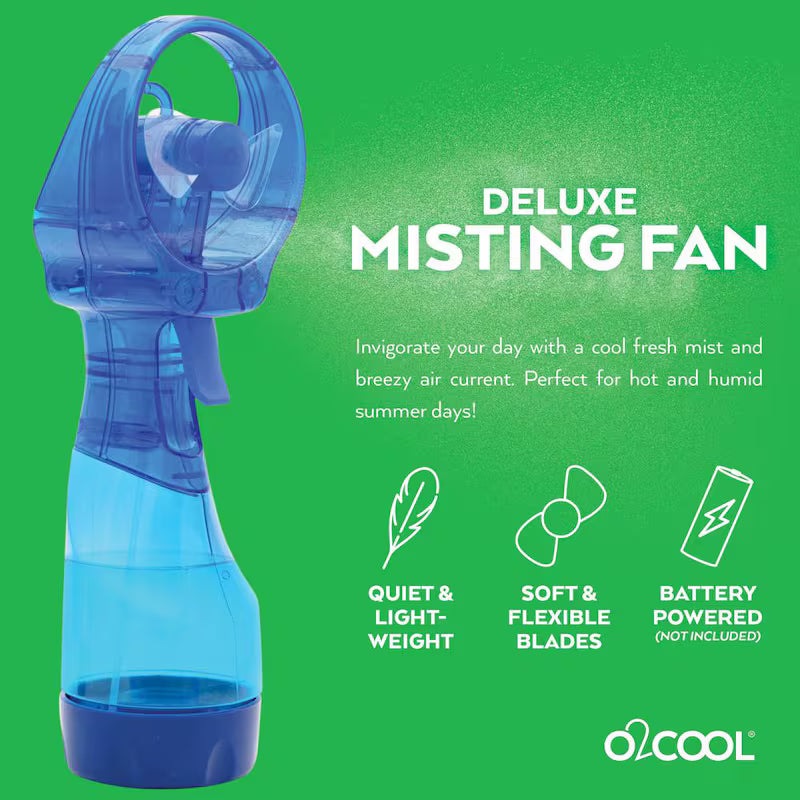 3 in. Water Misting Personal Fan in Blue N22018
