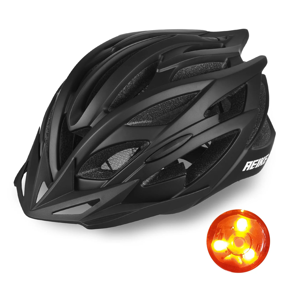 Lightweight Bicycle Helmet with LED Light Q58904