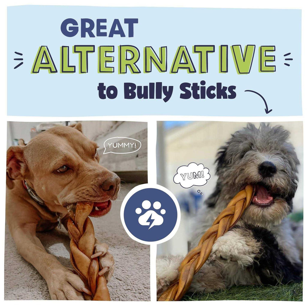 Natural Beef Collagen Braids for Dogs S9632